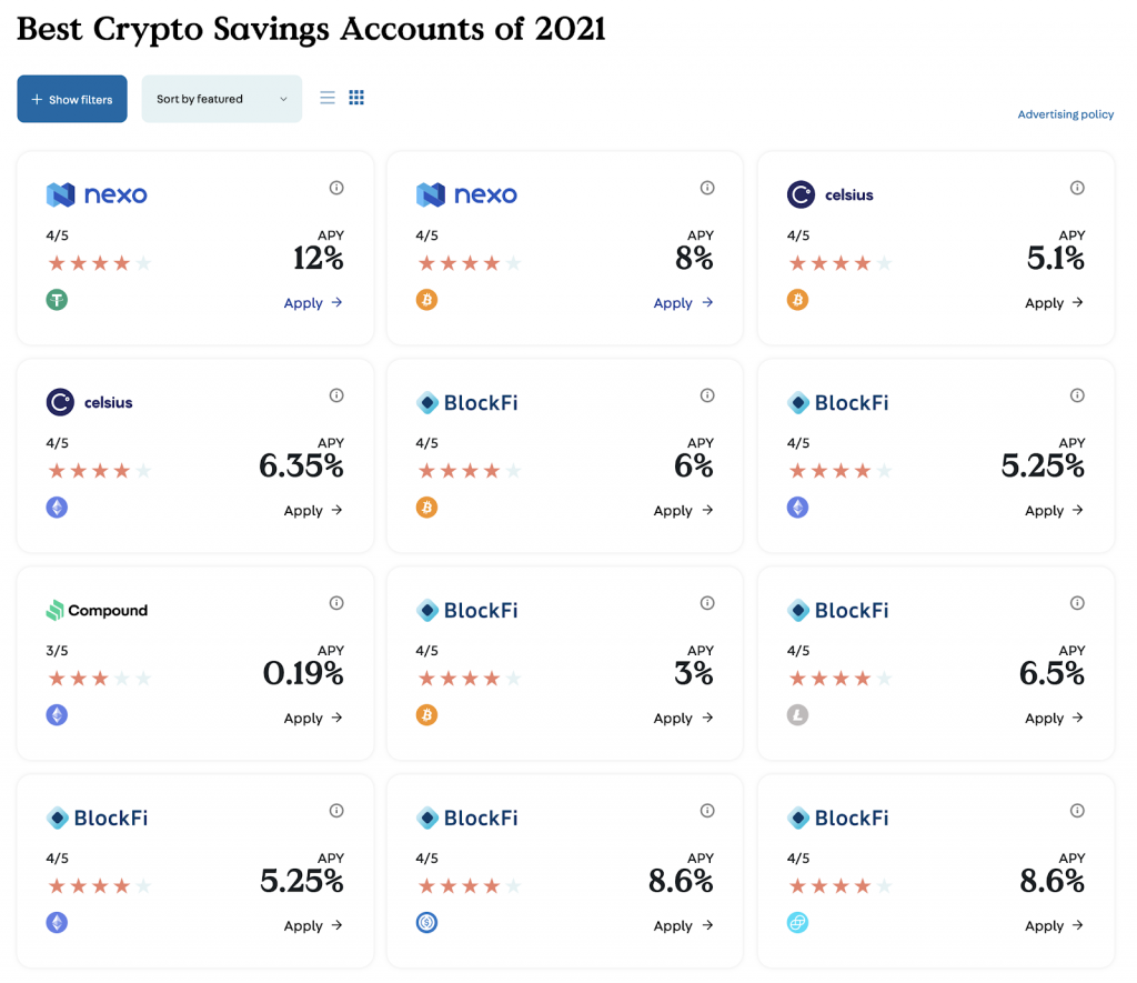 lending rates