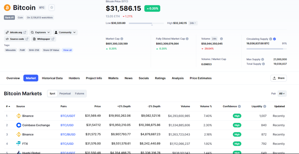 coinmarketcap buy example